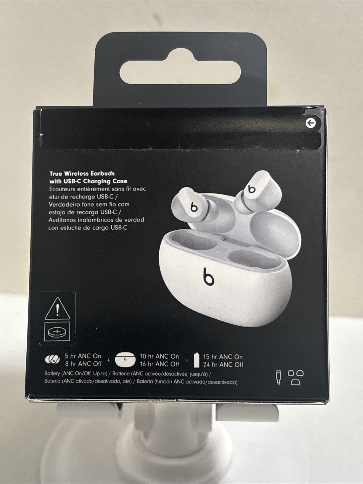 Beats by Dr. Dre Studio Buds – White Brand New Sealed In Box NIB Ear Headphones