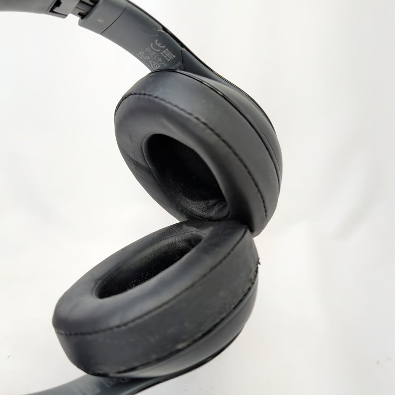 Beats Studio Wireless Headphones B0501 Black Red Cracked Band Tested Working