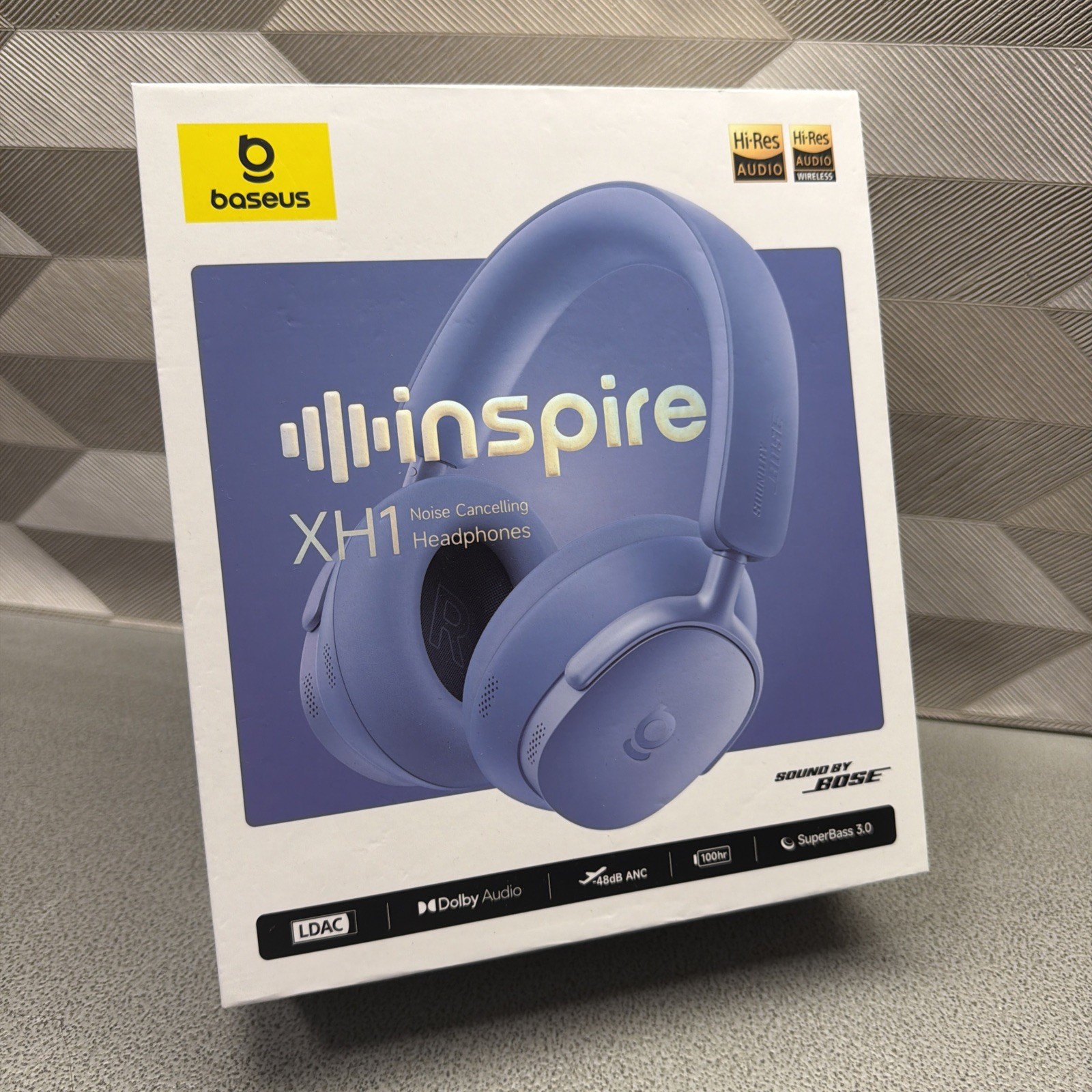 Baseus Inspire XH1 Adaptive Active Noise Cancelling Headphones Sound by Bose