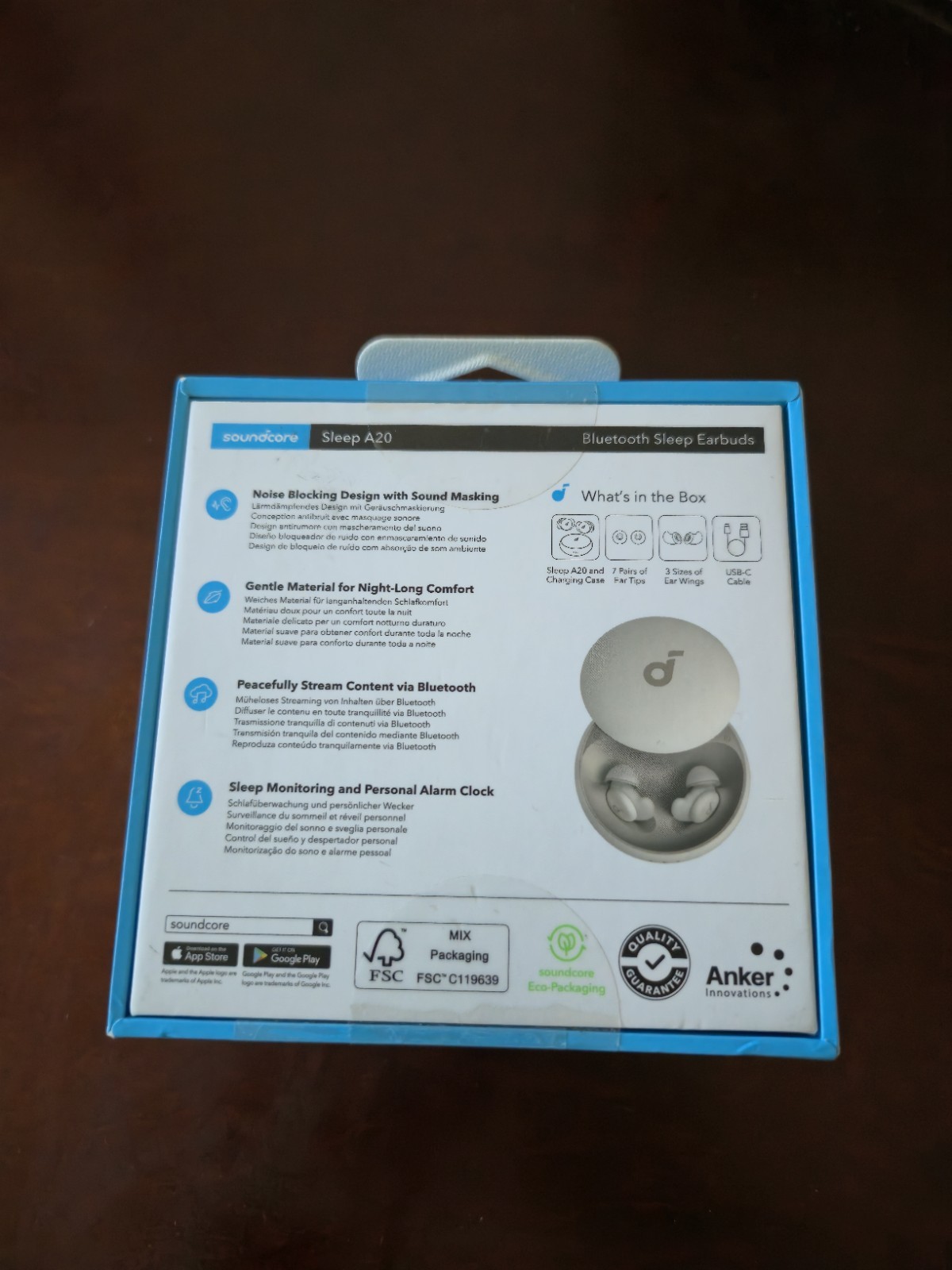 Soundcore Sleep A20 by Anker Sleep Earbuds Noise Blocking Bluetooth Headphones