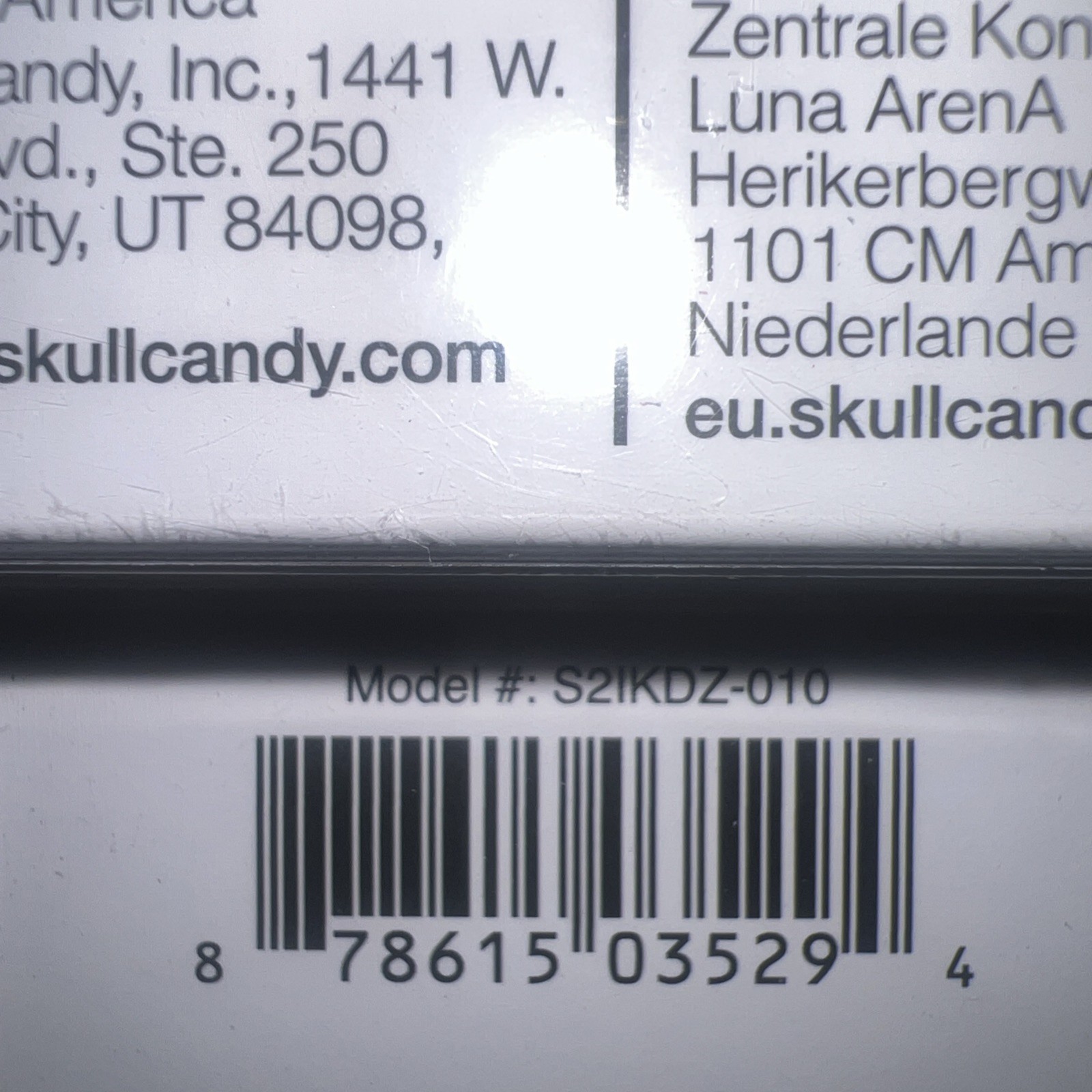 Skullcandy S2IKDZ-010 Earphones – Red New Sealed and not ever opened