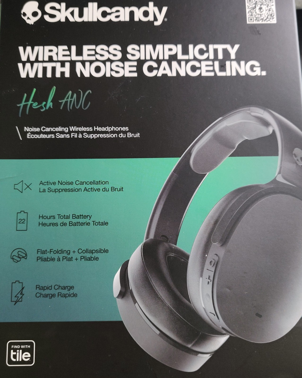 Skullcandy Hesh ANC New In Box Wireless Simplicity with Noise Cancelling