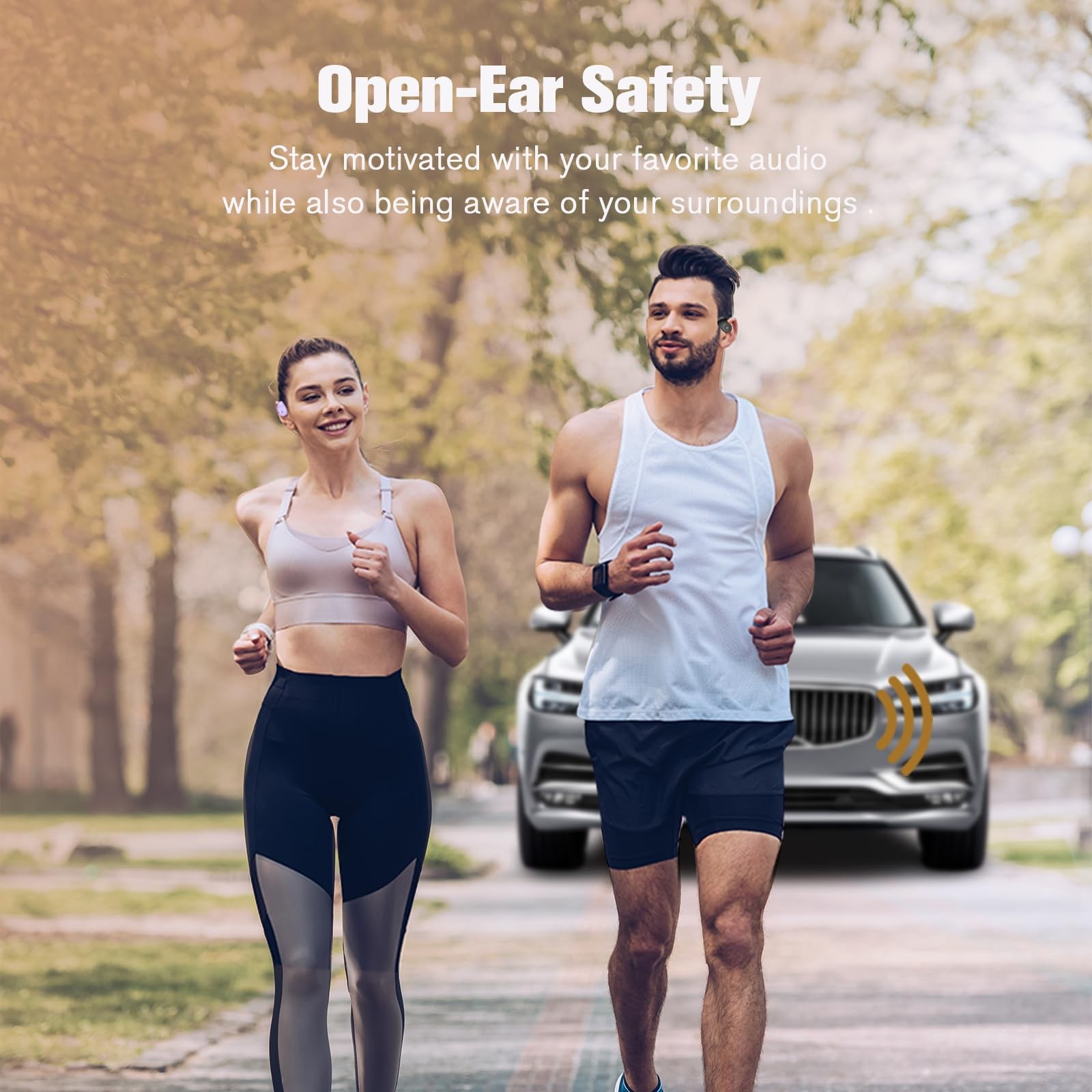Over The Ear Earbuds Open Ear Buds Headphones Over Ear Air Bone Conduction Ea…