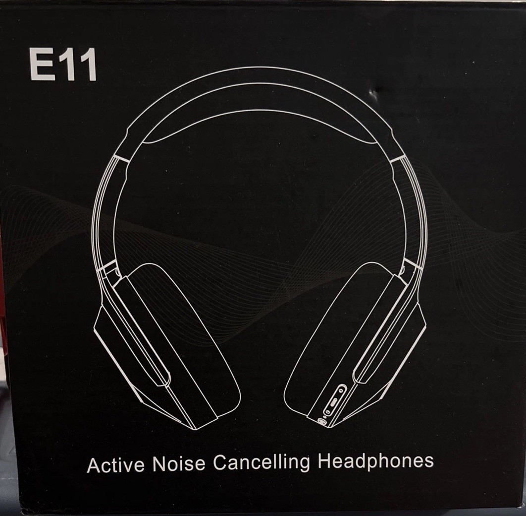 VibeAudio E11 ANC Active Noise Cancelling Bluetooth Wireless Headphones