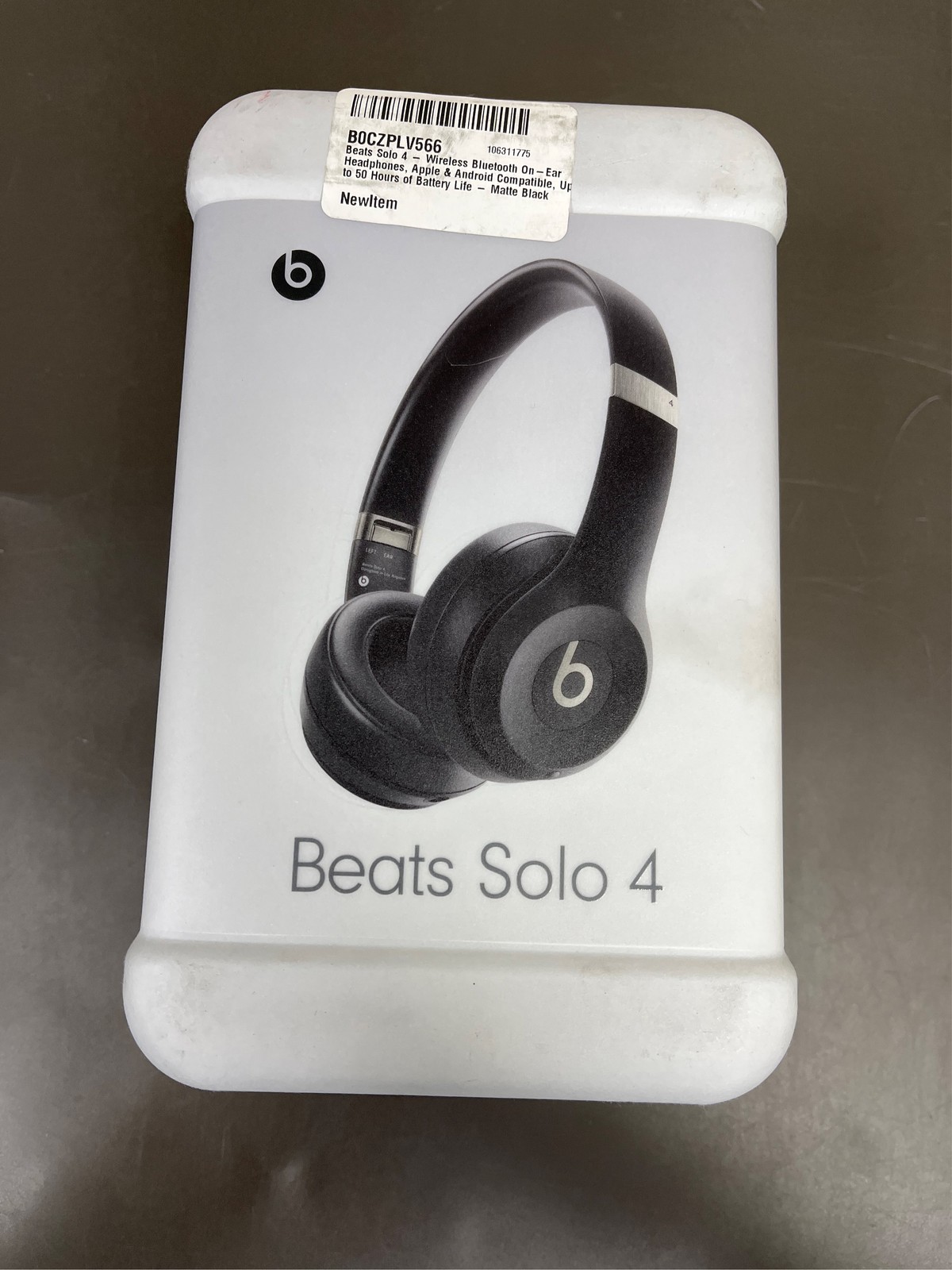 Beats Solo 4 True Wireless On-Ear Headphones – Black – ONE SIZE 1