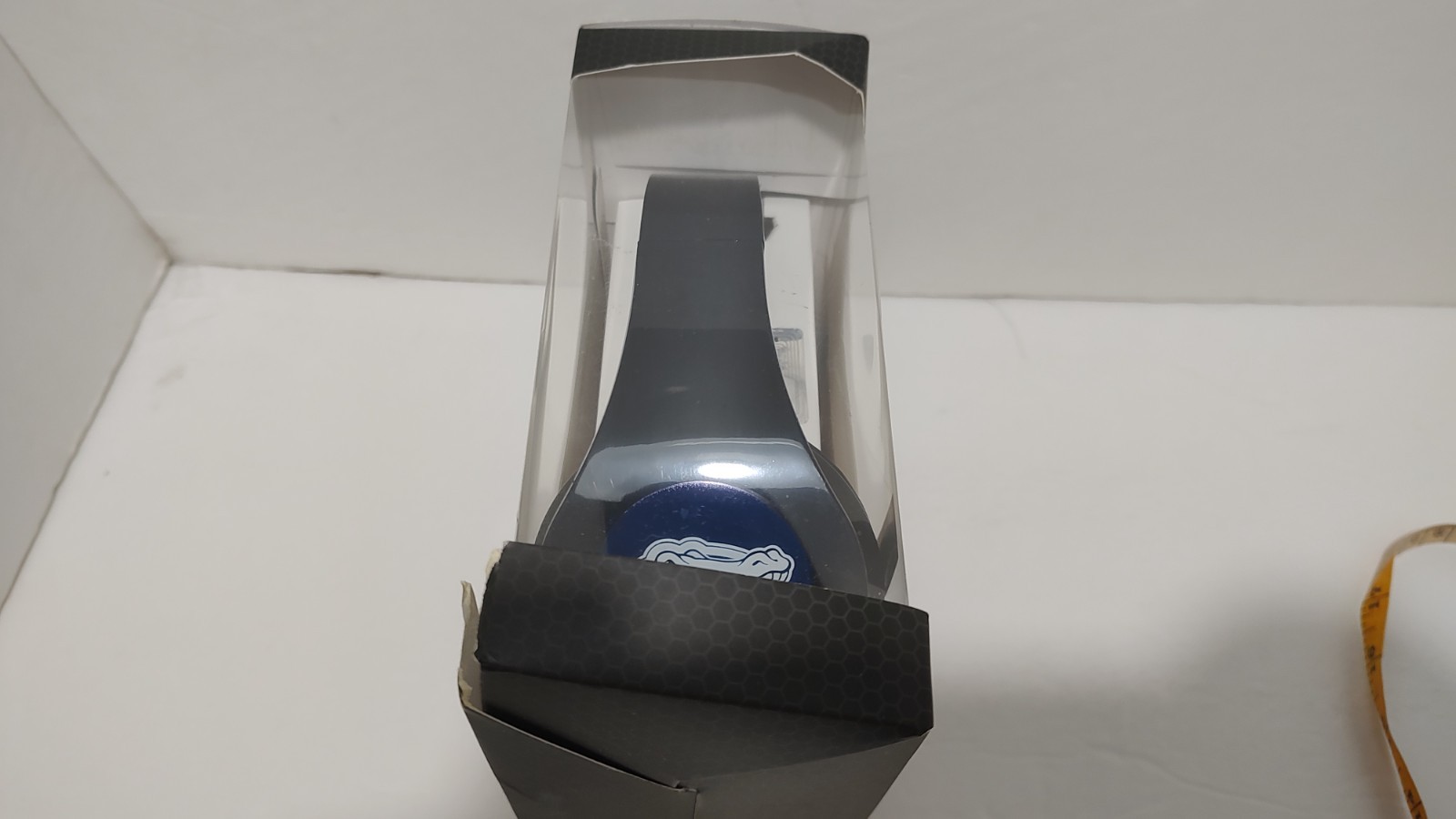 NCAA Florida Gators Foldaway Headphones 3.5mm Black w Blue & White New in Box