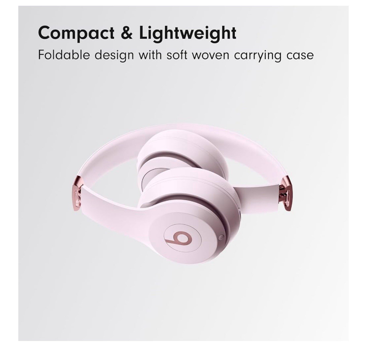 Beats Solo 4 – Wireless Bluetooth On-Ear Headphones 50 Hours of Battery – Pink