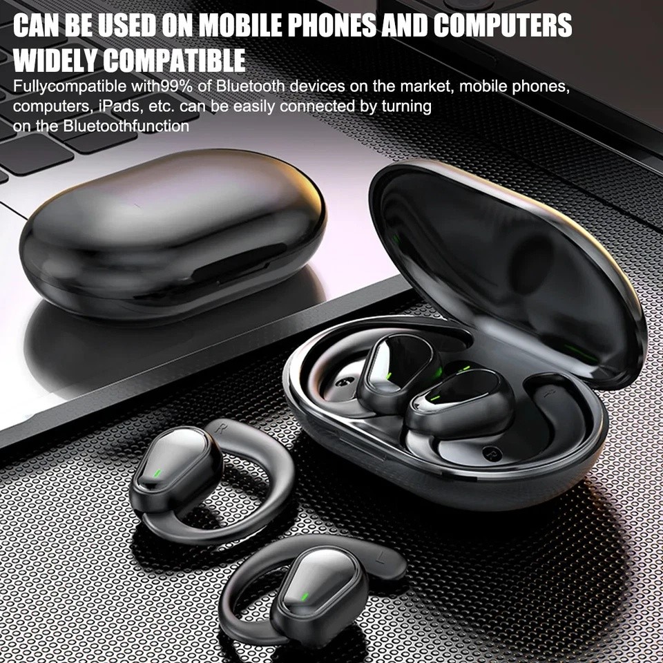 TWS Bluetooth 5.3 Headset Wireless Earphones Earbuds Stereo Headphones Ear Hook