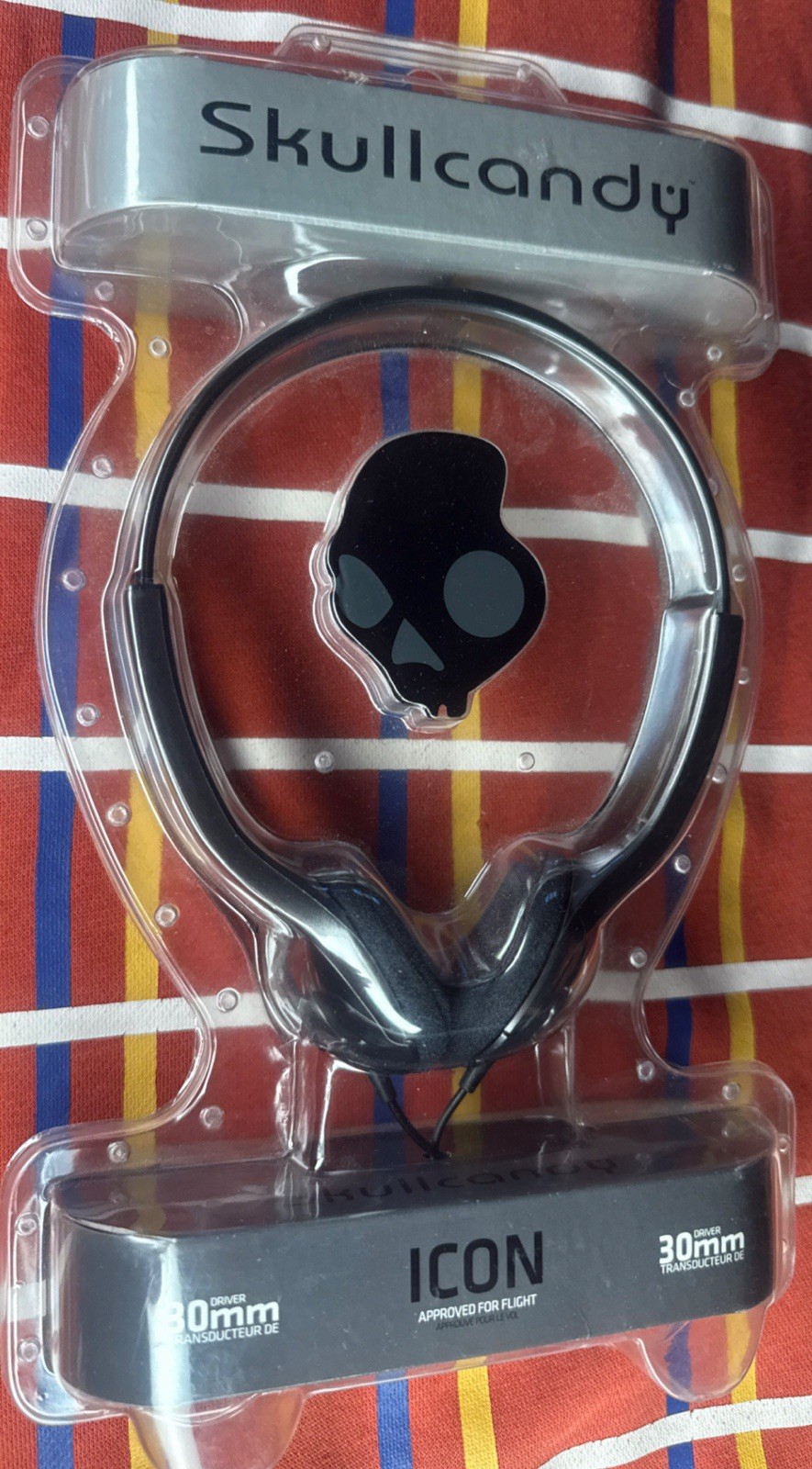 Black OG skullcandy Icon Recruit 30mm Driver Original Quality Careful LOUD Rare