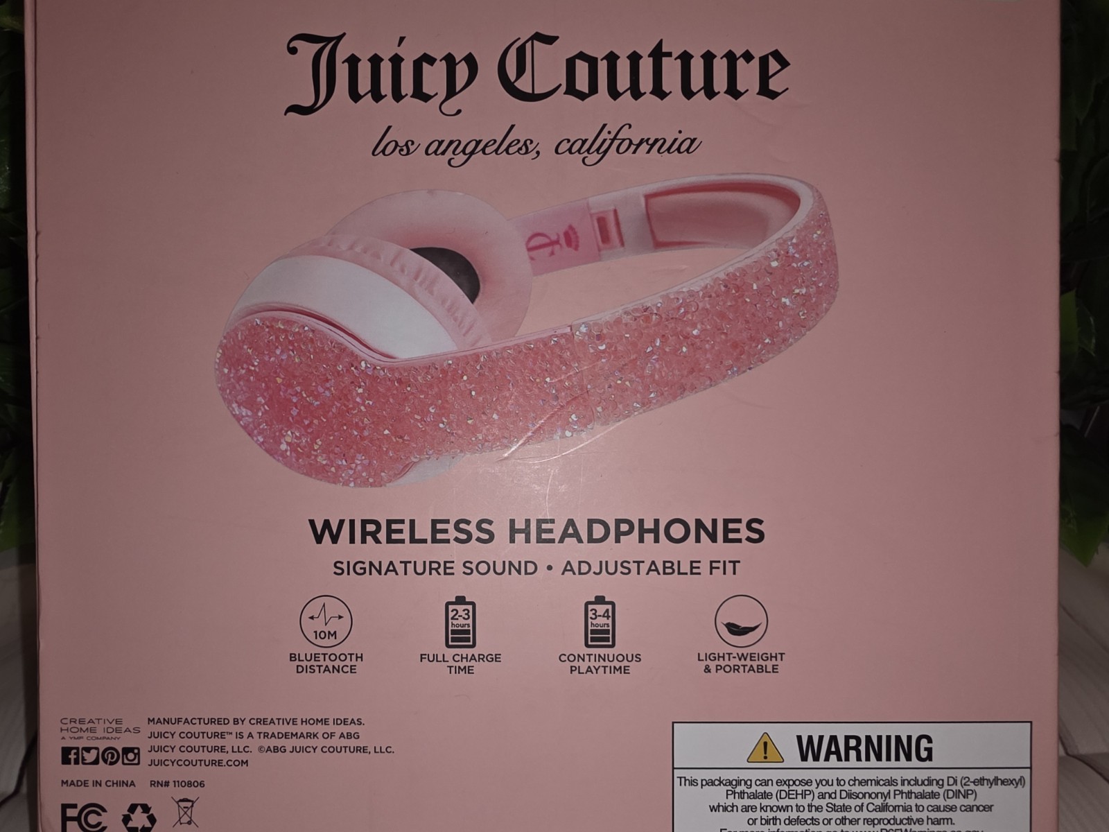 *Brand New* Juicy Couture Bedazzled Headphones