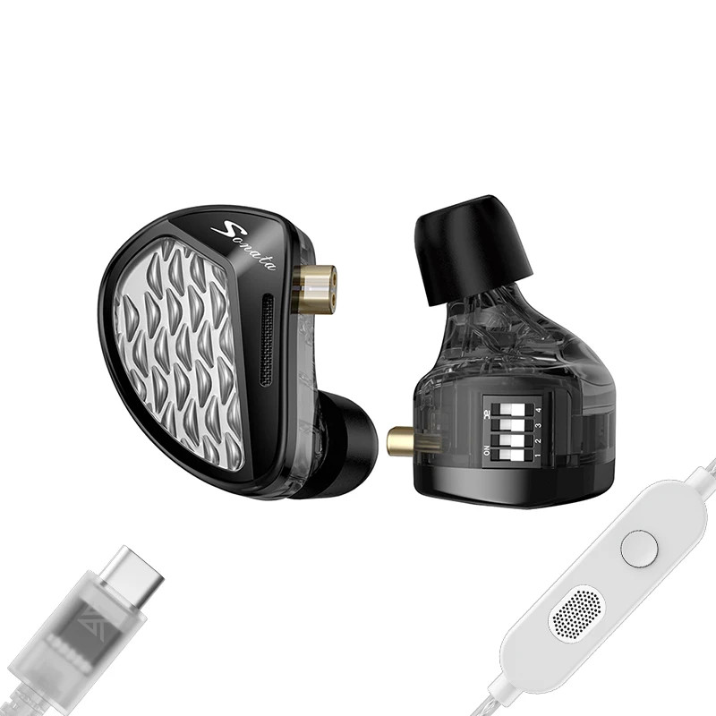 KZ Sonata In-Ear Monitors 28BA Balanced Armature HiFi Wired Headphones