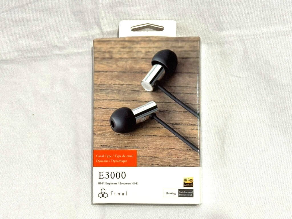 FINAL Audio E3000 In-Ear Earphones Earbuds Hi-Res Headphones IEM Monitors