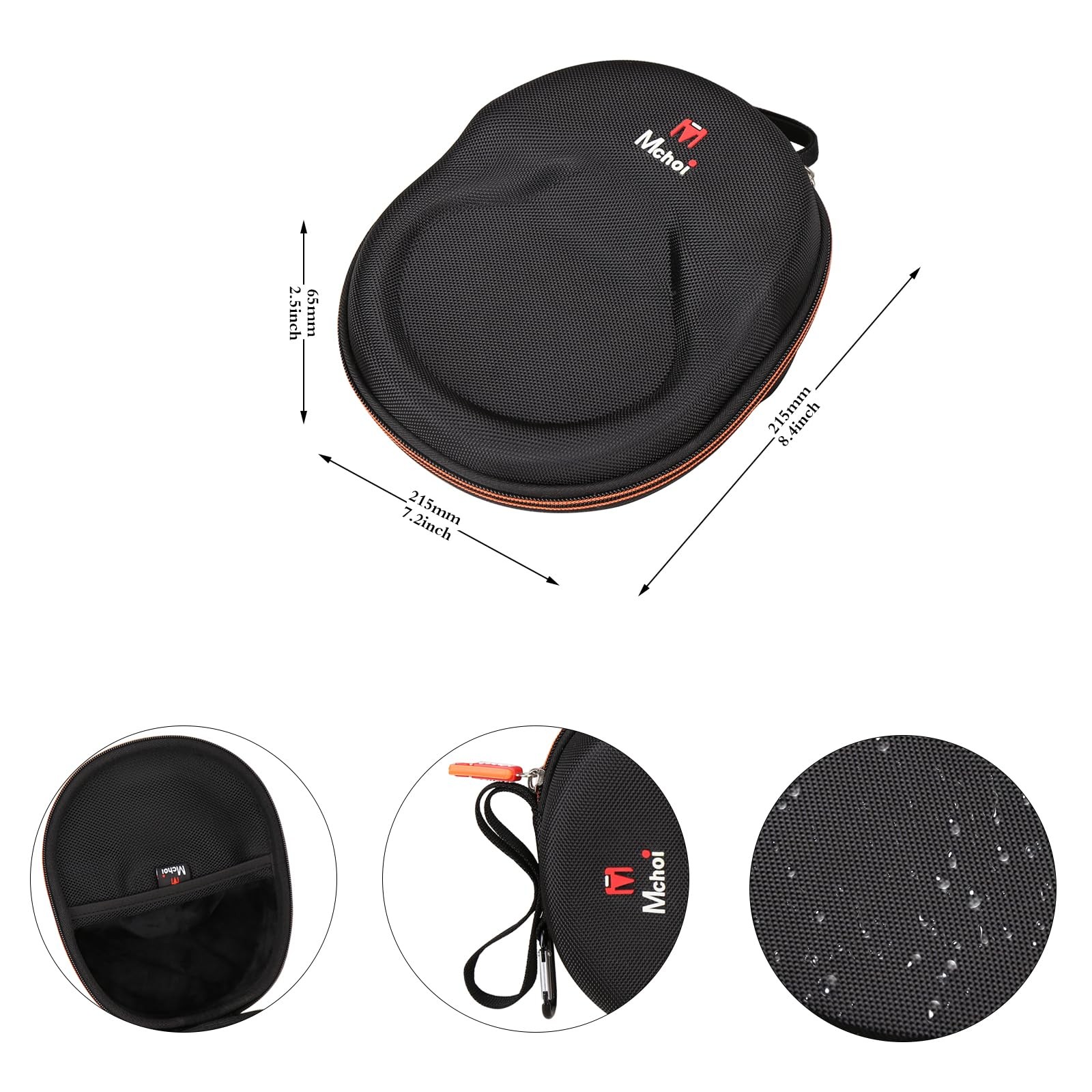 Hard Carrying Case Suitable for LEVN Headset with Microphone, Trucker Headset…