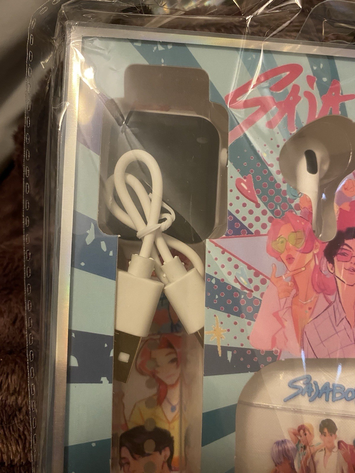 TWS-S73 Wireless In-Ear Earbuds Bluetooth 5.4 Double Earpieces White Saja Boys