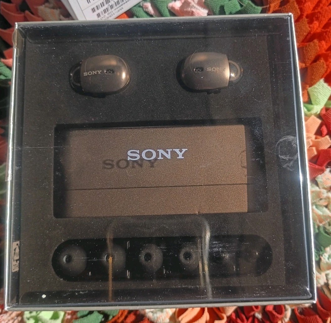 Sony WF-1000X Champagne Gold Wireless Noise Canceling Earbuds w/ Case & Box