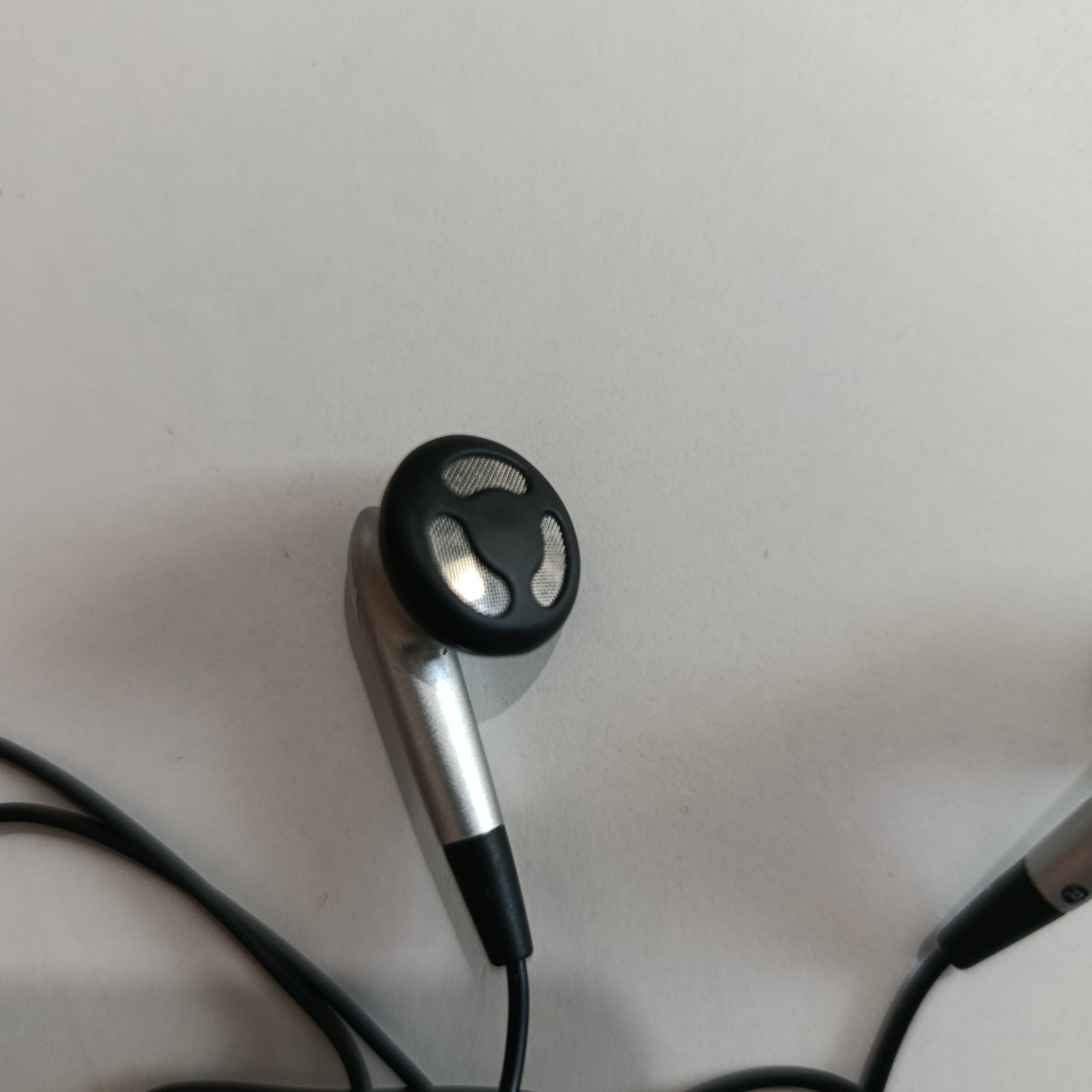 Official Panasonic Black and Silver Vintage Earphones for Remote MD CD Player
