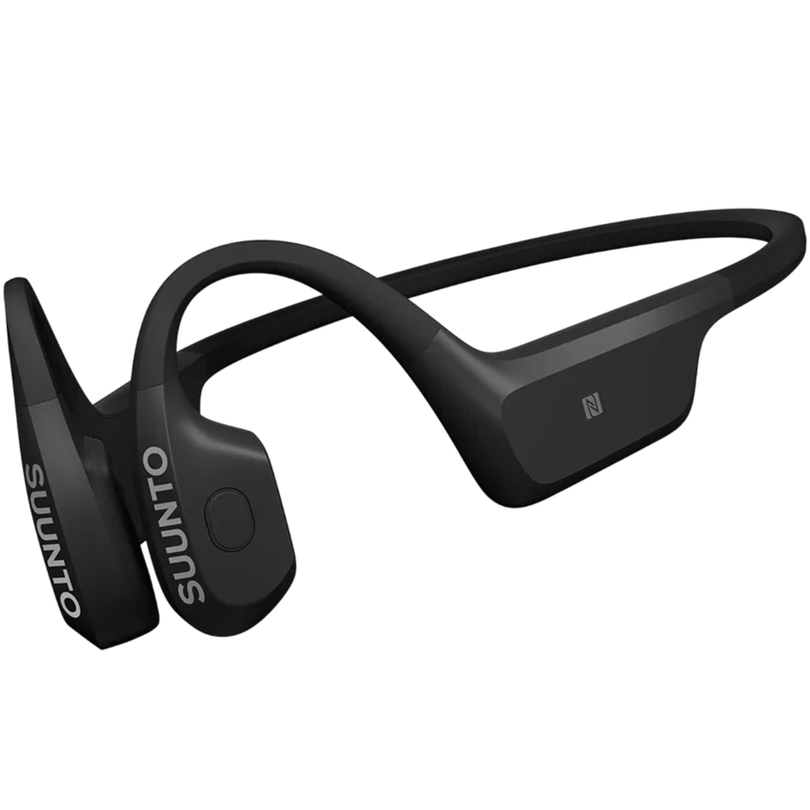 Suunto Aqua SS051023000 Open Ear Bone Conduction Waterproof Headphone – Black