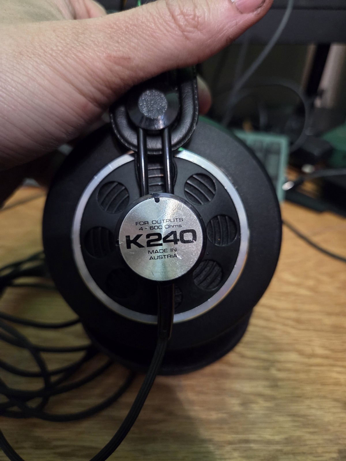 Vintage AKG K240 Sextett Mid Production Headphones Restored Pads Foam Elastics
