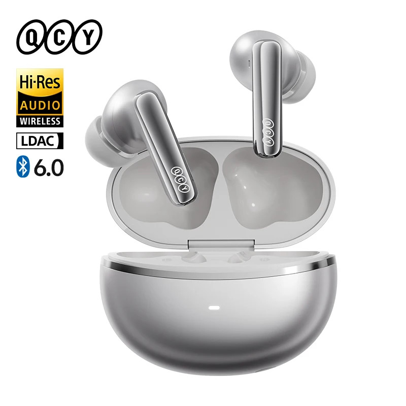 QCY MeloBuds N70 Wireless Earbuds ANC Bluetooth 6.0 LDAC Hi-Res 50Hrs IPX5