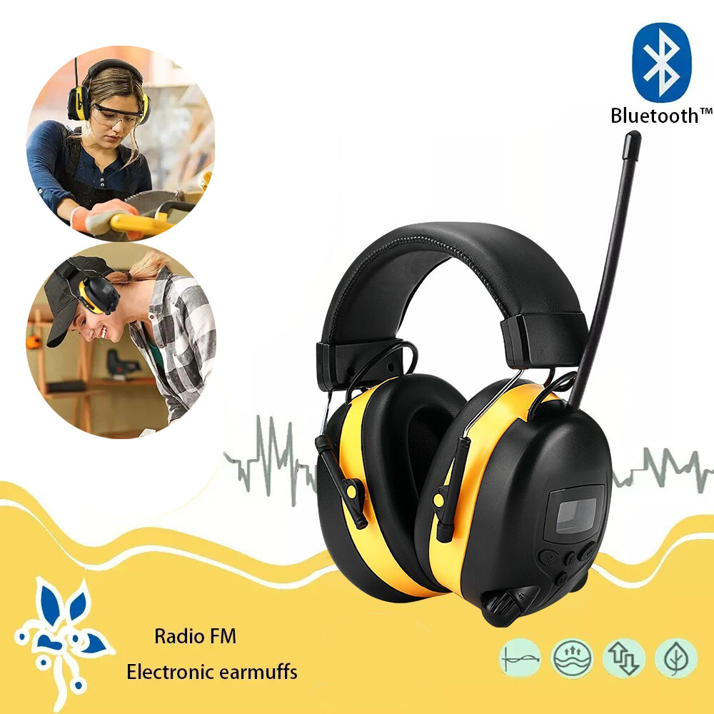 Bluetooth Hearing Protection Headphones With FM Digital Radio 30dB Noise level