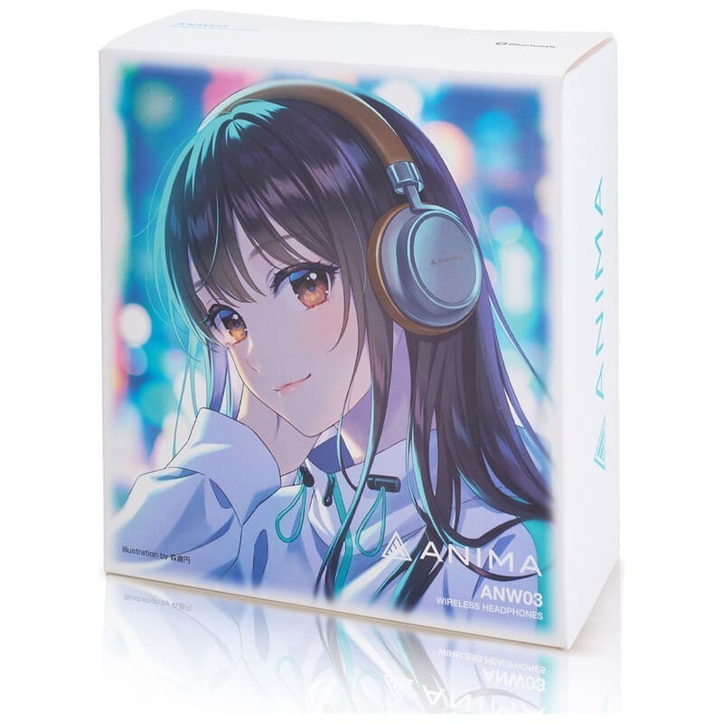 ANIMA ANW03 Light Brown Wireless Headphones Bluetooth ANW03-OHP from Japan NEW