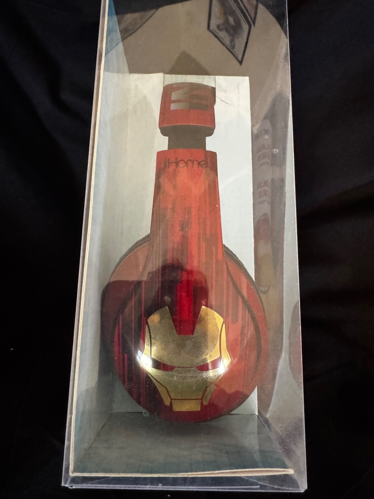 iHome Marvel Ironman Over-Ear Headphones Red/Black with Built in microphone NIB