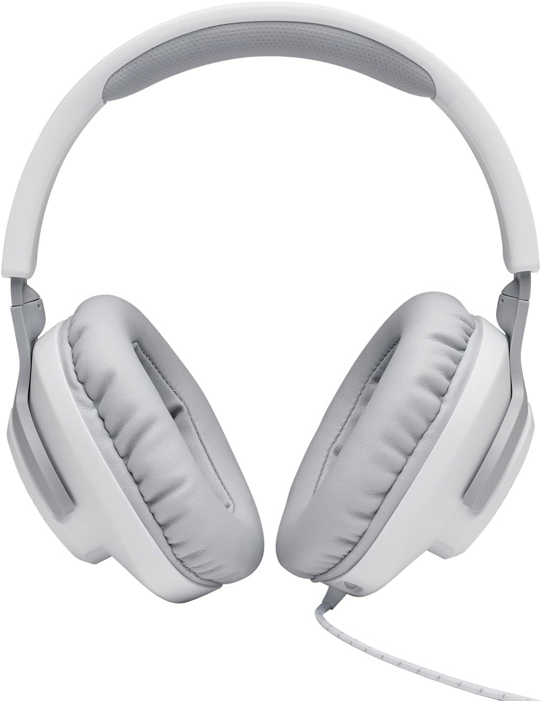 Jbl Quantum 100 Wired Over-ear Gaming Headphones With Detachable Mic White NEW!!