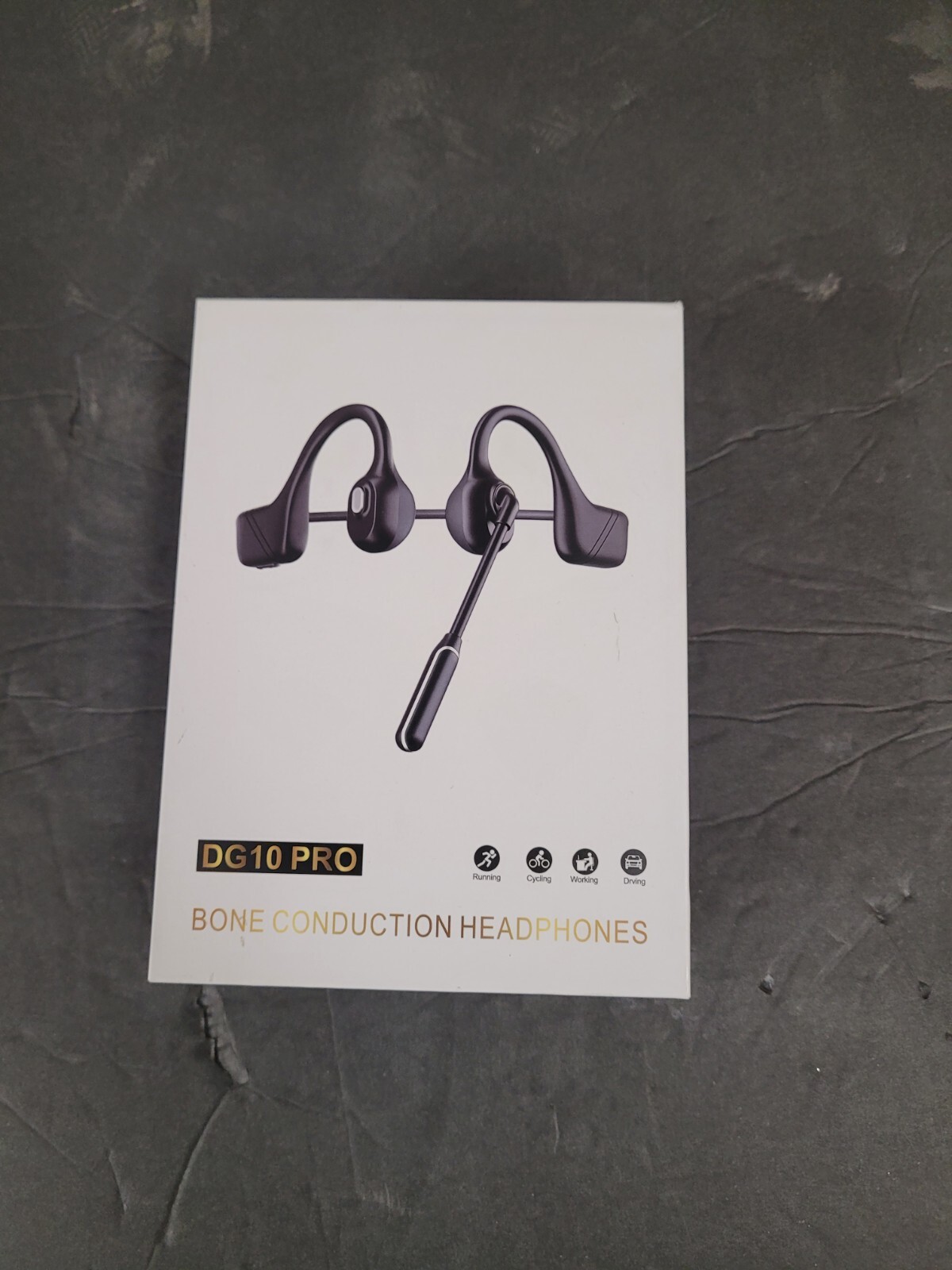 Bone Conduction Headphones with Mic, Earphones Bluetooth 5.3, Open-Ear Headphone