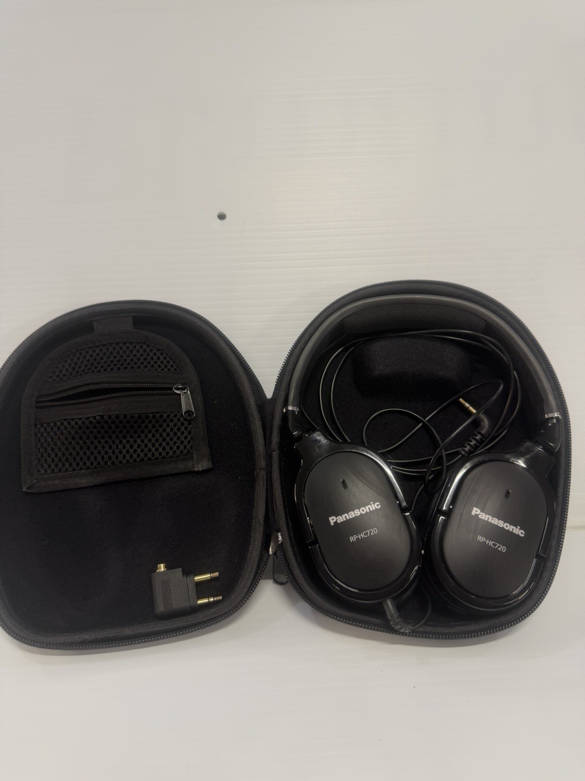Panasonic RP-HC720 Noise Cancelling Headphones, Over-Ear- Wired, w/ Hard Case