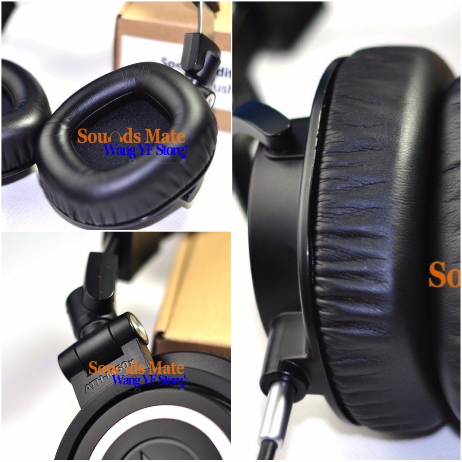 Memory Foam Cushion Ear Pads For ATH Audio Technica M50x M40x M50s M50 M40 M30x