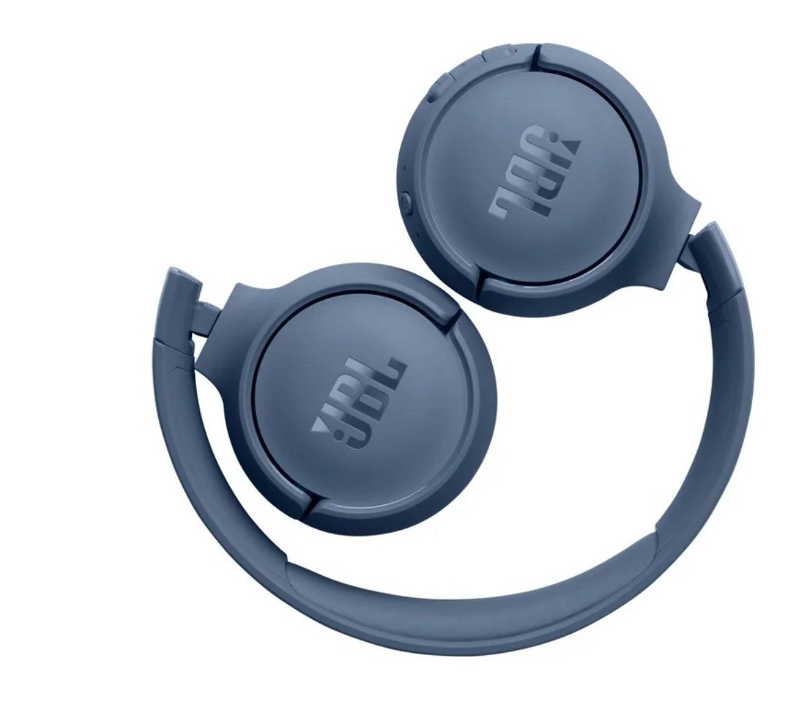 JBL Tune 520BT Wireless Bluetooth On-Ear Headphones Built-In Microphone-blue