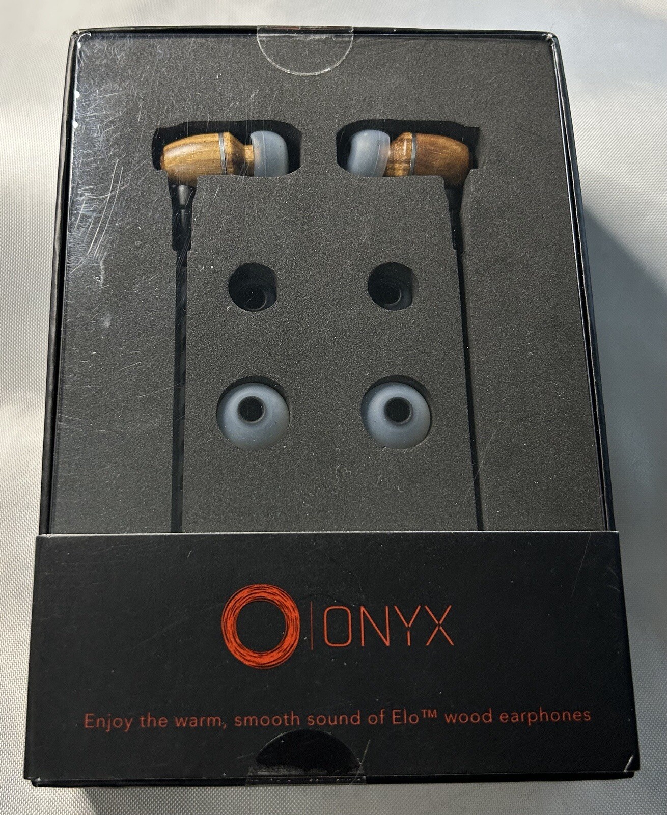 Elo Onyx Noise Cancelling in-Ear Wired Headphones with Microphone Black NEW
