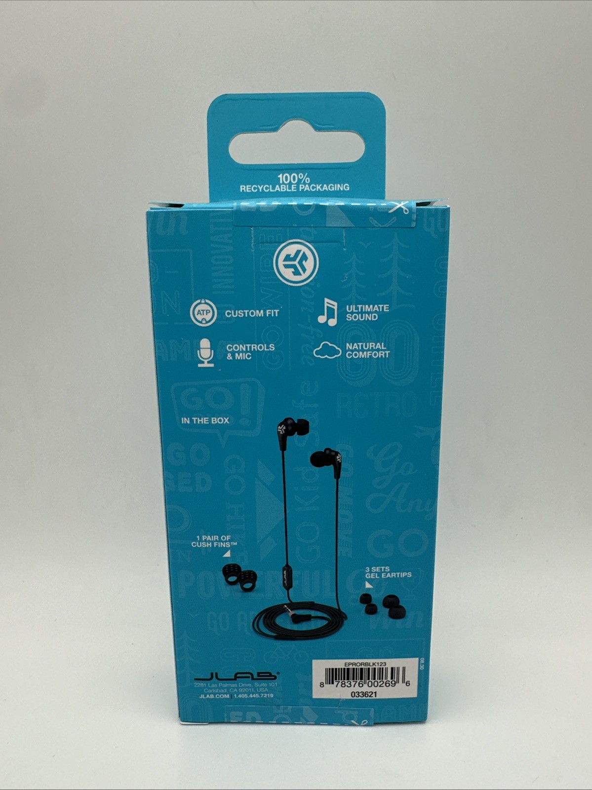JLAB JBuds Pro Signature Earbuds Titanium 10mm Drivers Music Control Black