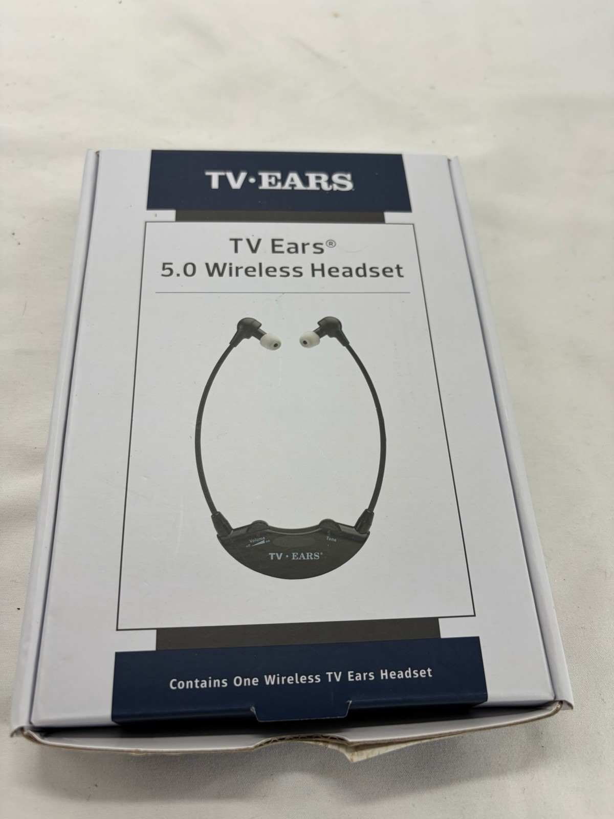 TV Ears 5.0 No. 21502F Complete In Box New Rechargeable Batteries Installed