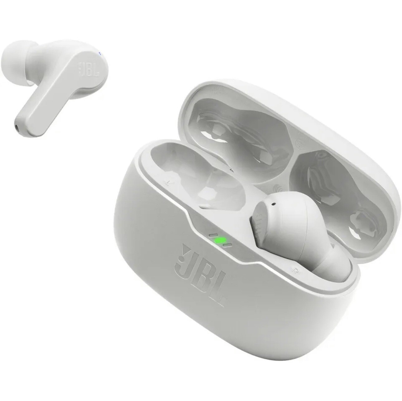 JBL Vibe Beam True Wireless Bluetooth Headphones – White