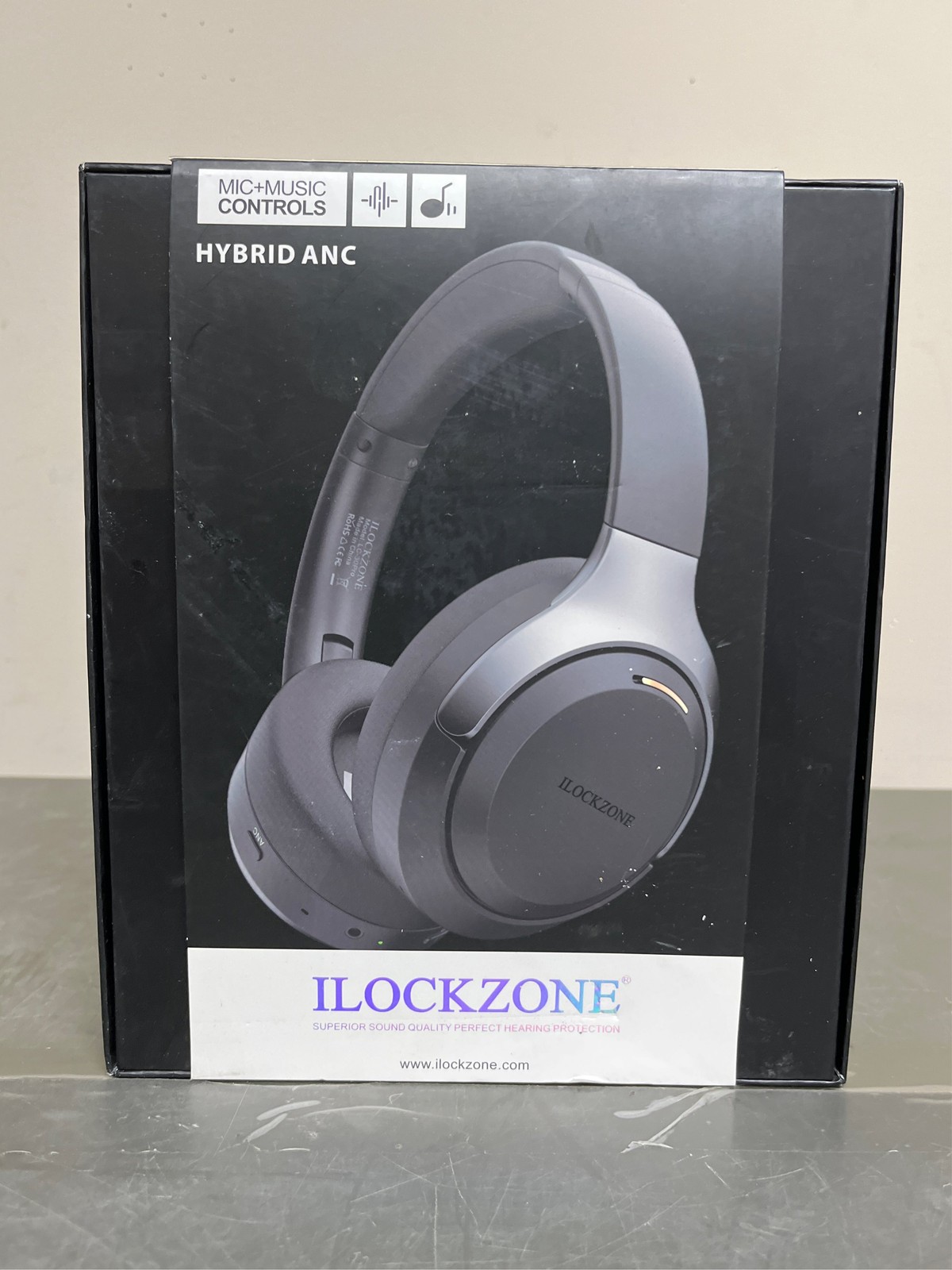 LC30Pro Wireless Premium Noise Canceling Overhead Headphones, 100H Playtime Blue
