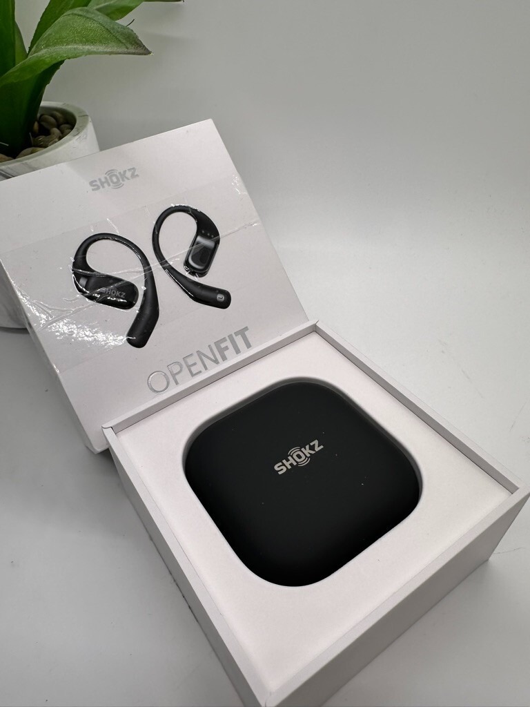 Shokz OpenFit Air True Wireless Bluetooth Headphones – Black (T511-ST-BK-US)