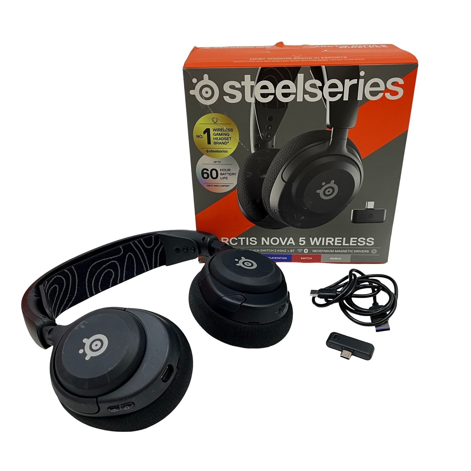 SteelSeries Arctis Nova 5 Wireless Gaming Headset 2.4GHz BT #MC4889