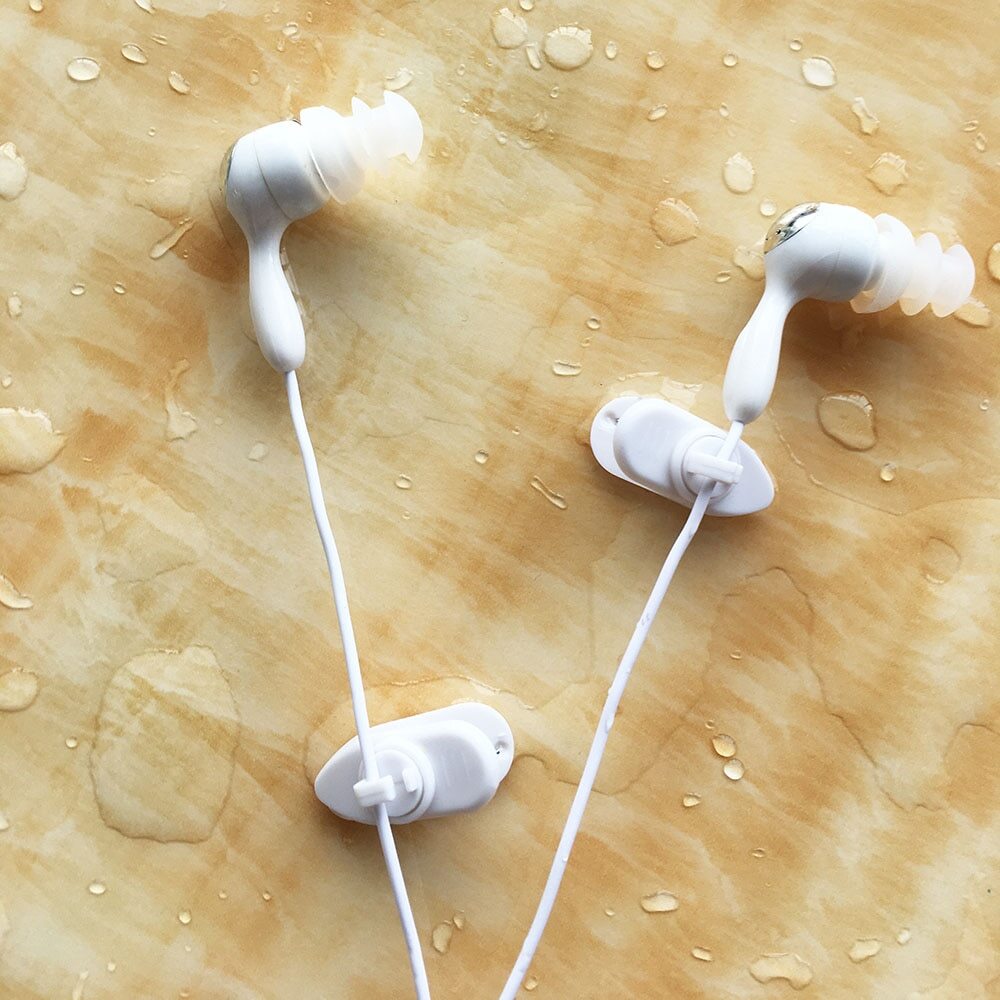 IPX8 Waterproof Earphones Earbud in 3.5mm Jack Swimming MP3 Player Headphone