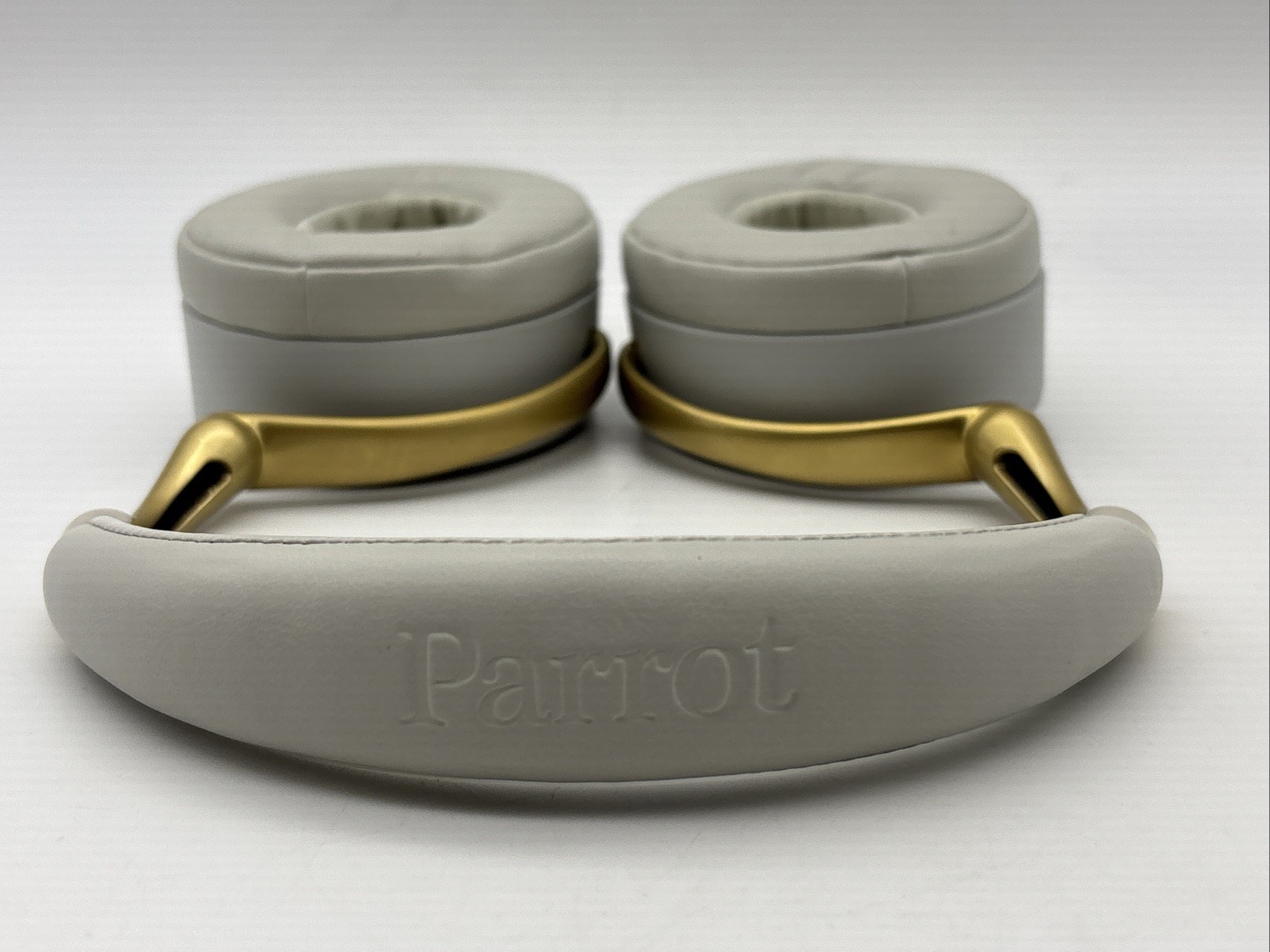 Parrot Zik Wireless Noise Cancelation Bluetooth Headphones – WHITE – YELLOW GOLD