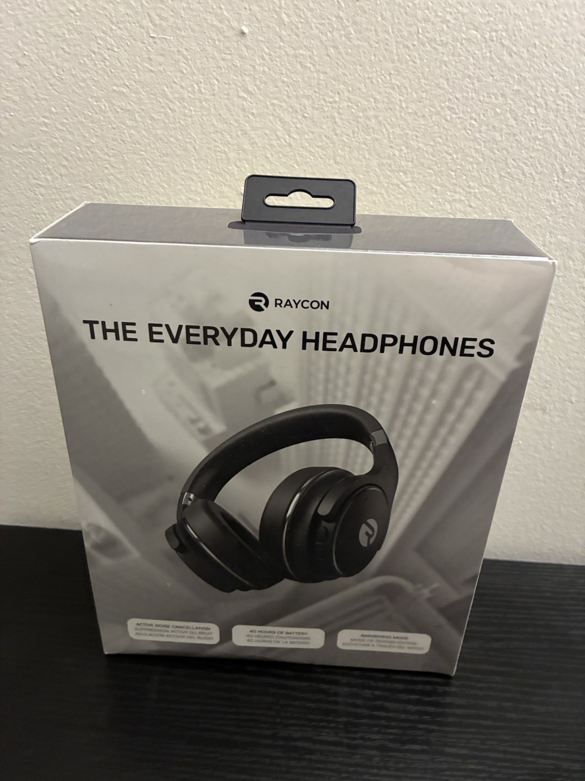 Ray On Everyday Wireless Bluetooth Headphones Black Brand New Sealed