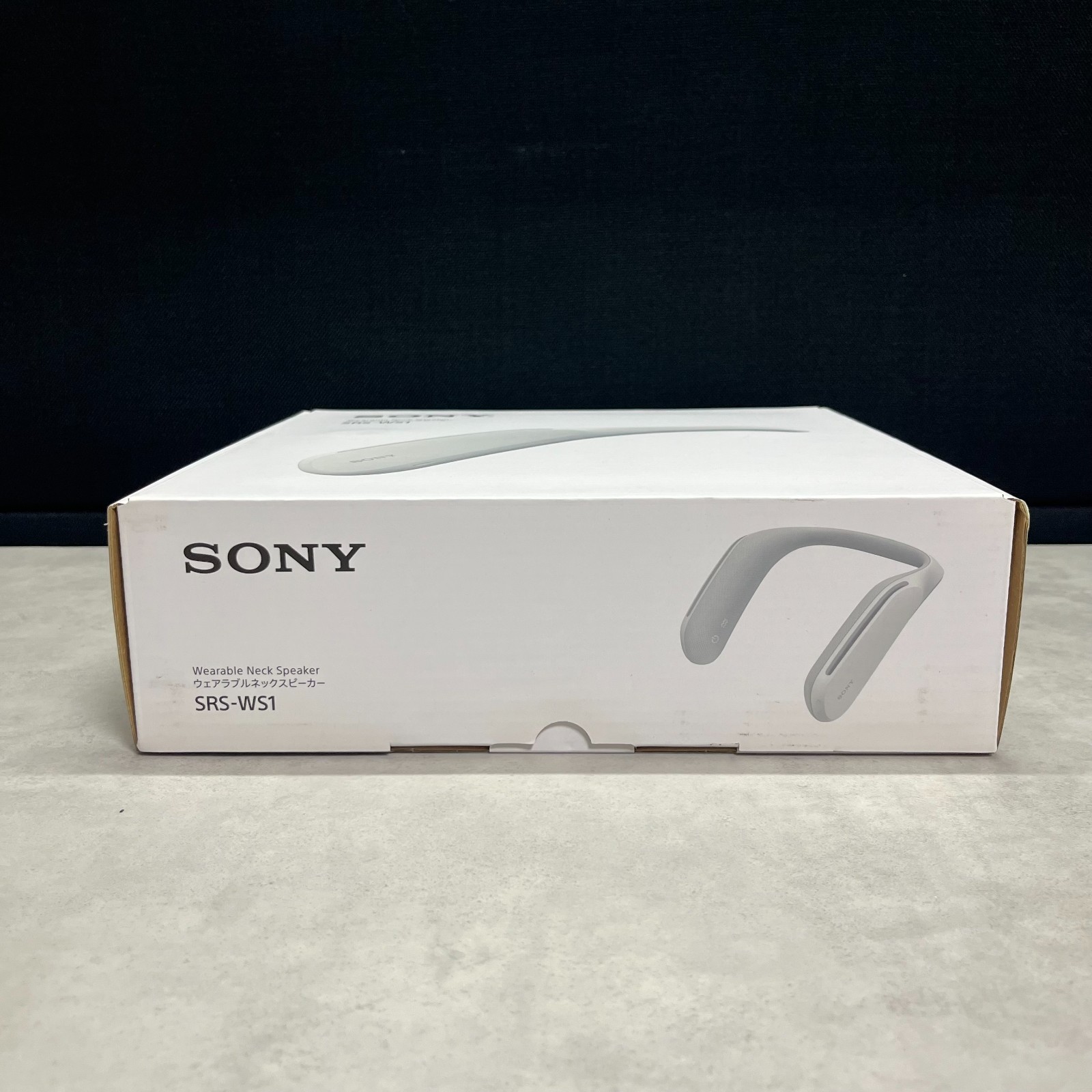 SONY Japan Wearable Neck Speaker SRS-WS1 for TV Game Movie with Vibration New!!