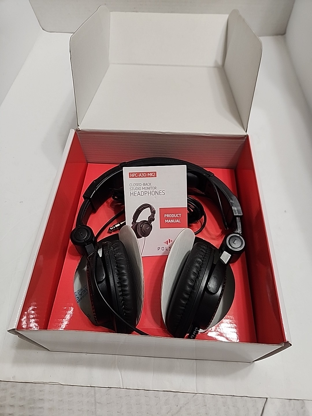 Polsen HPC-A30-MK2 Closed-Back Studio Monitor Headphones