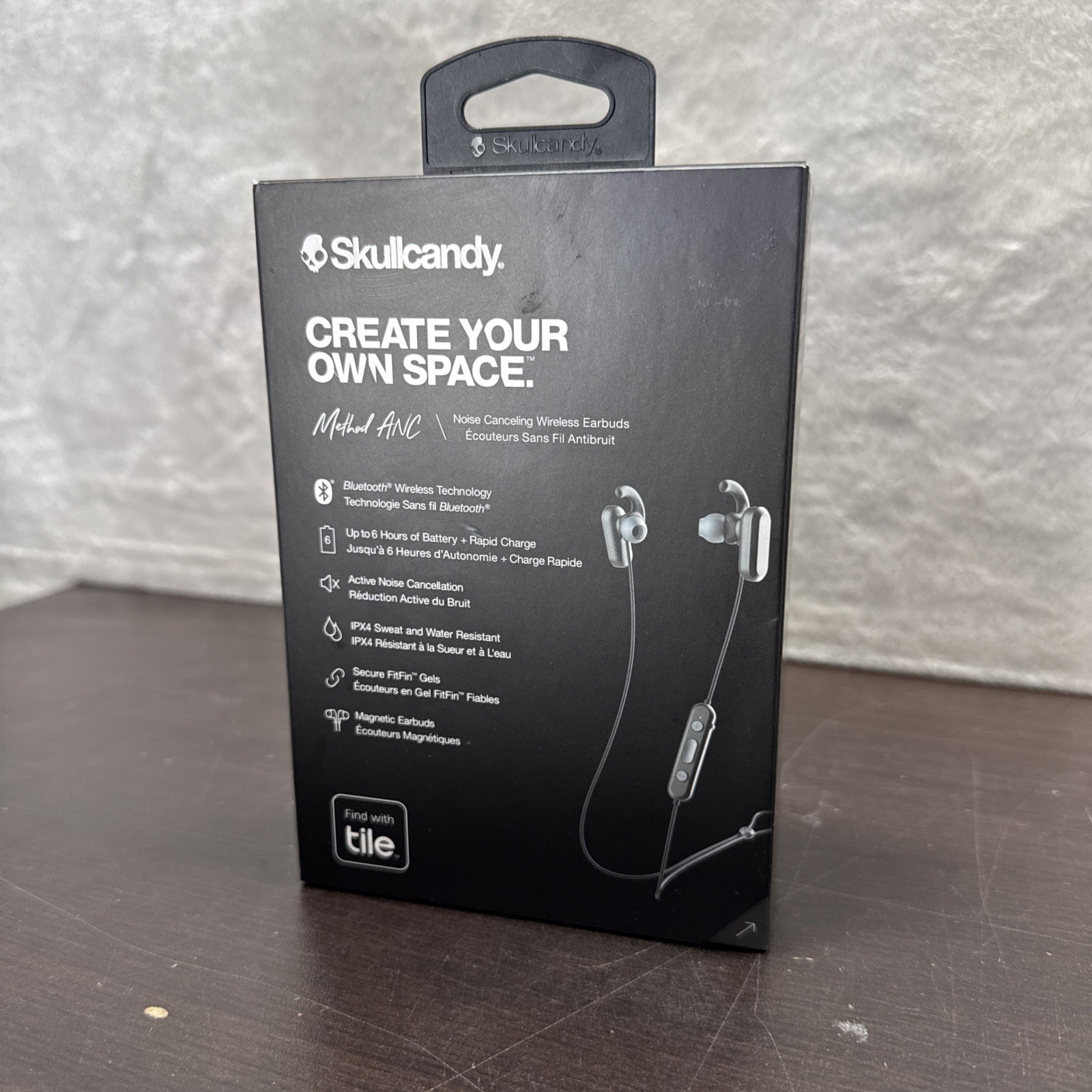 Skullcandy Method ANC Noise Cancelling Wireless Earbuds Black NEW SEALED