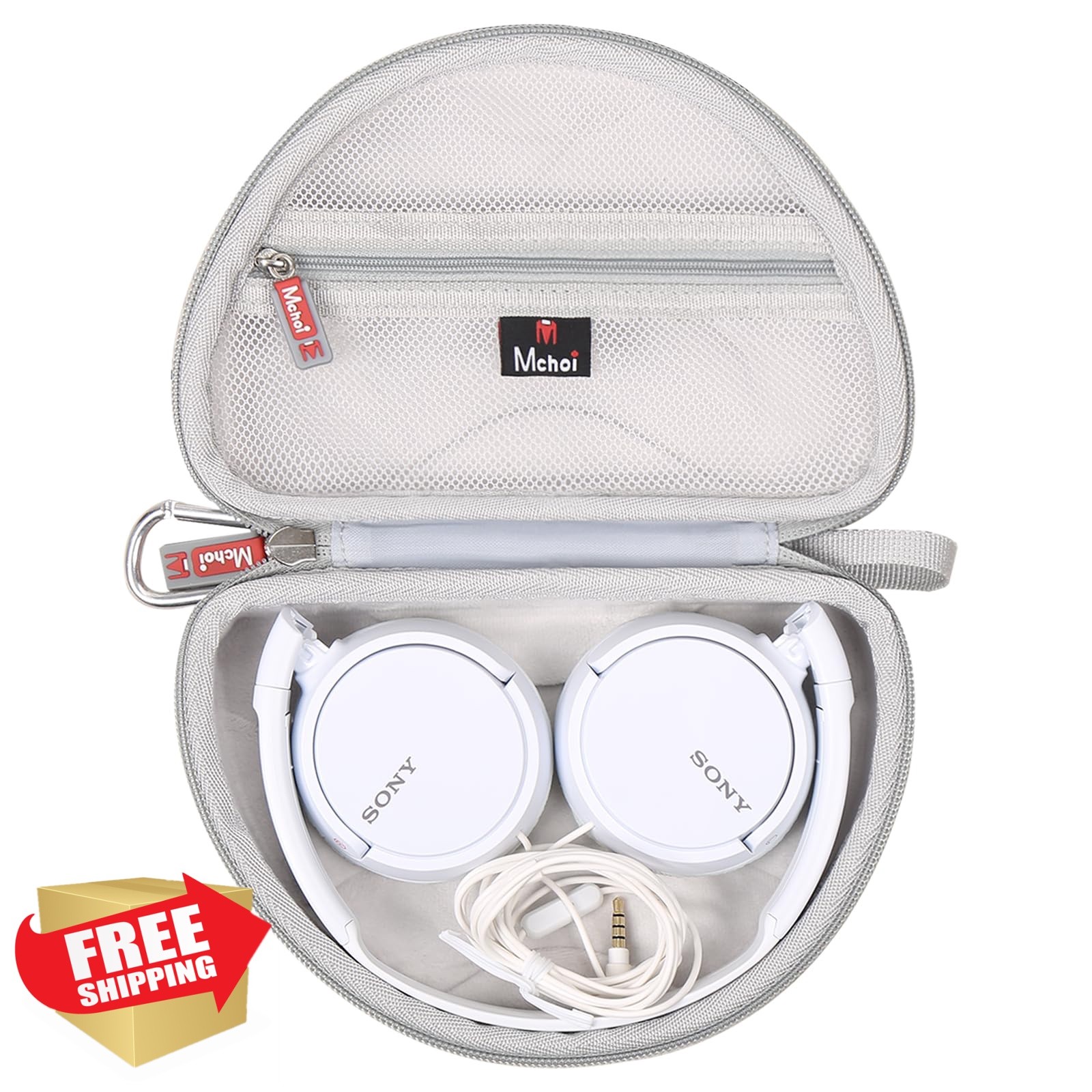 Mchoi Case for Sony MDR-ZX110 ZX310 Grey
