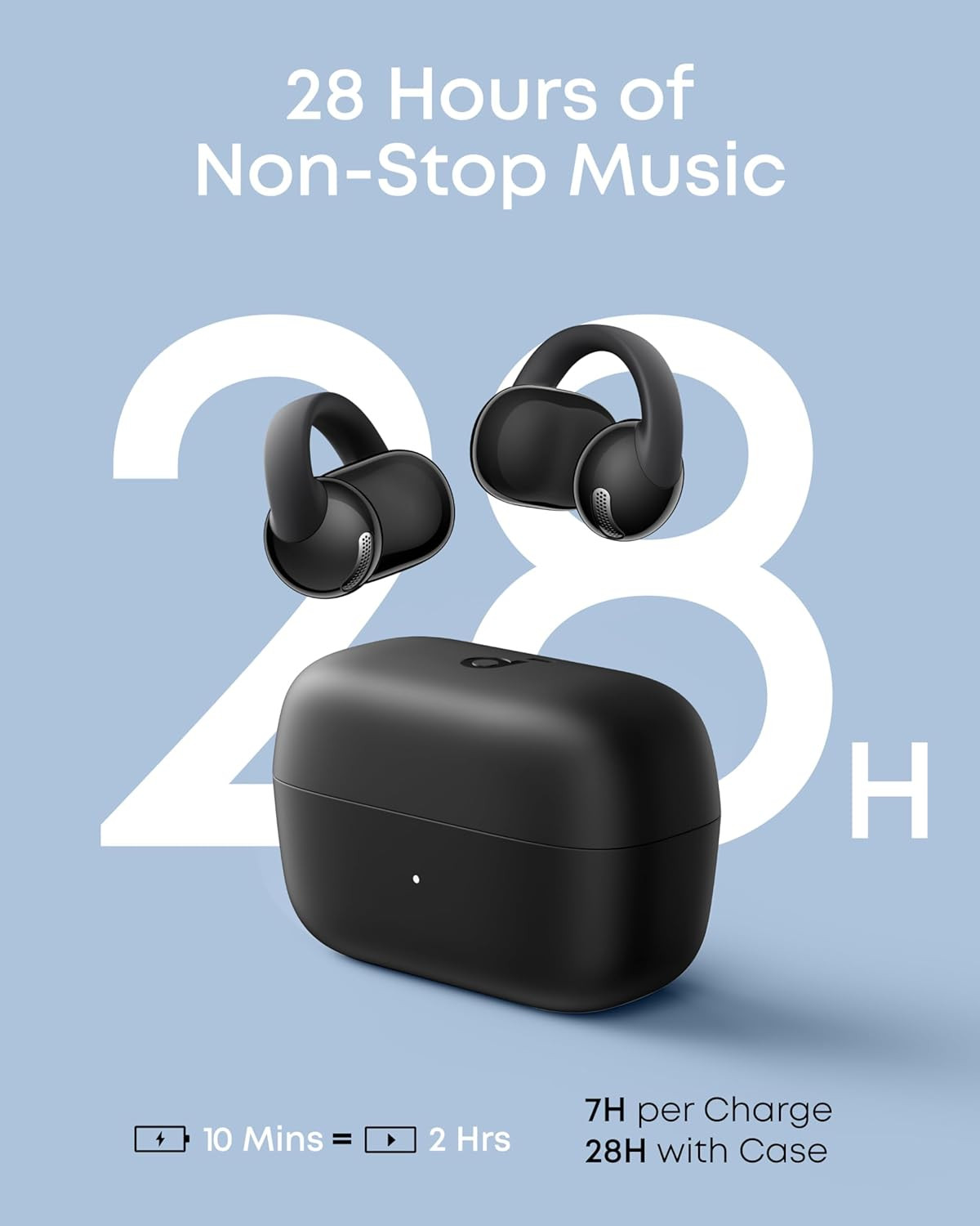 Soundcore C50I by Anker Open Ear Earbuds, Clip on Earbuds, Clip Headphones | Ult