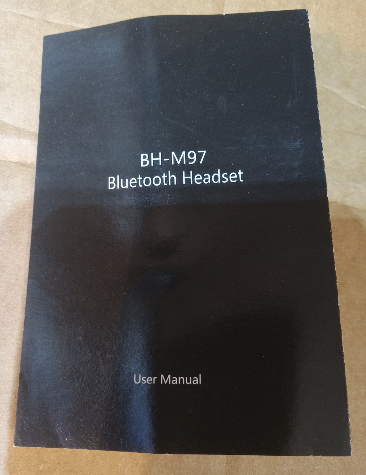 BH-M97 On Ear Headset V5.0 Wireless Headphones Call Center Earphone Open Box