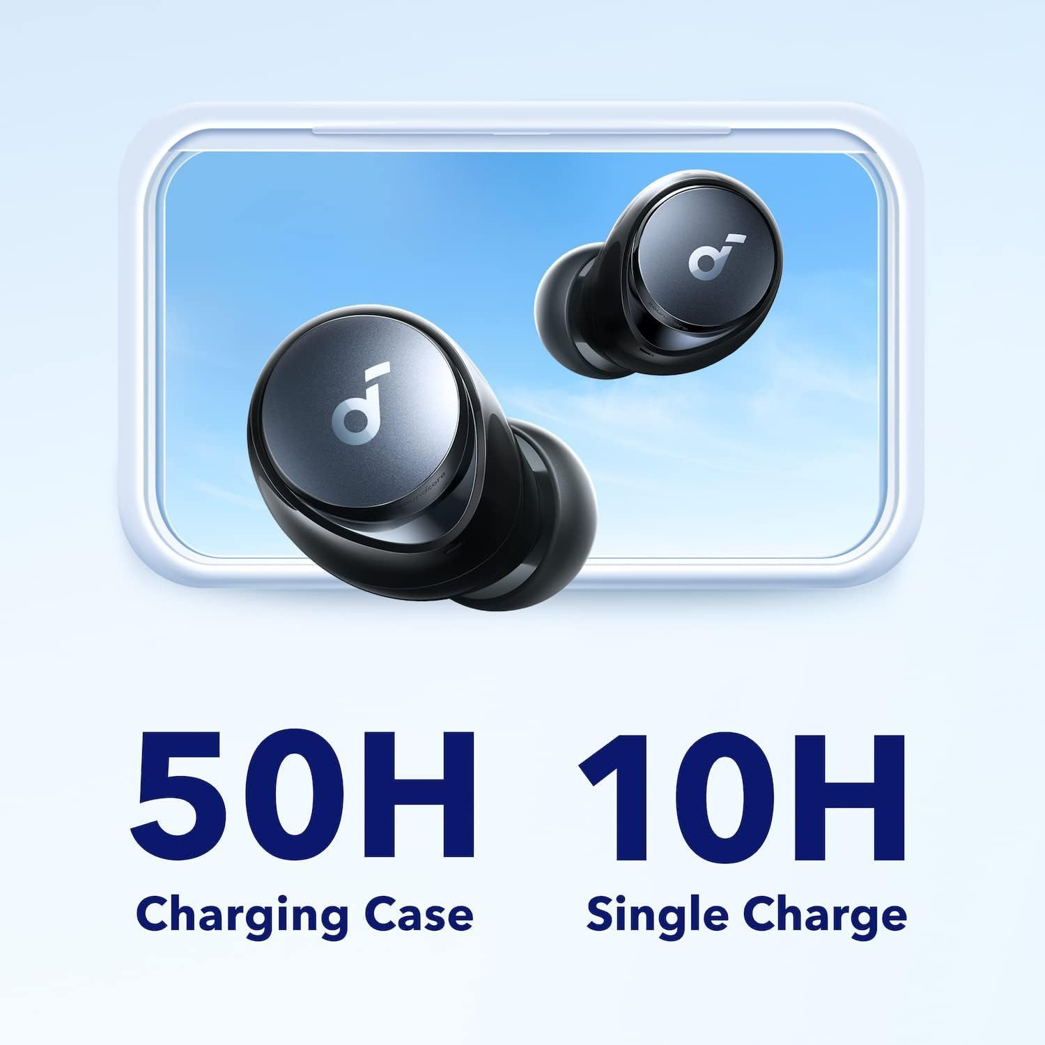 by Anker Space A40 Adaptive Active Noise Cancelling Wireless Earbuds, Reduce Noi