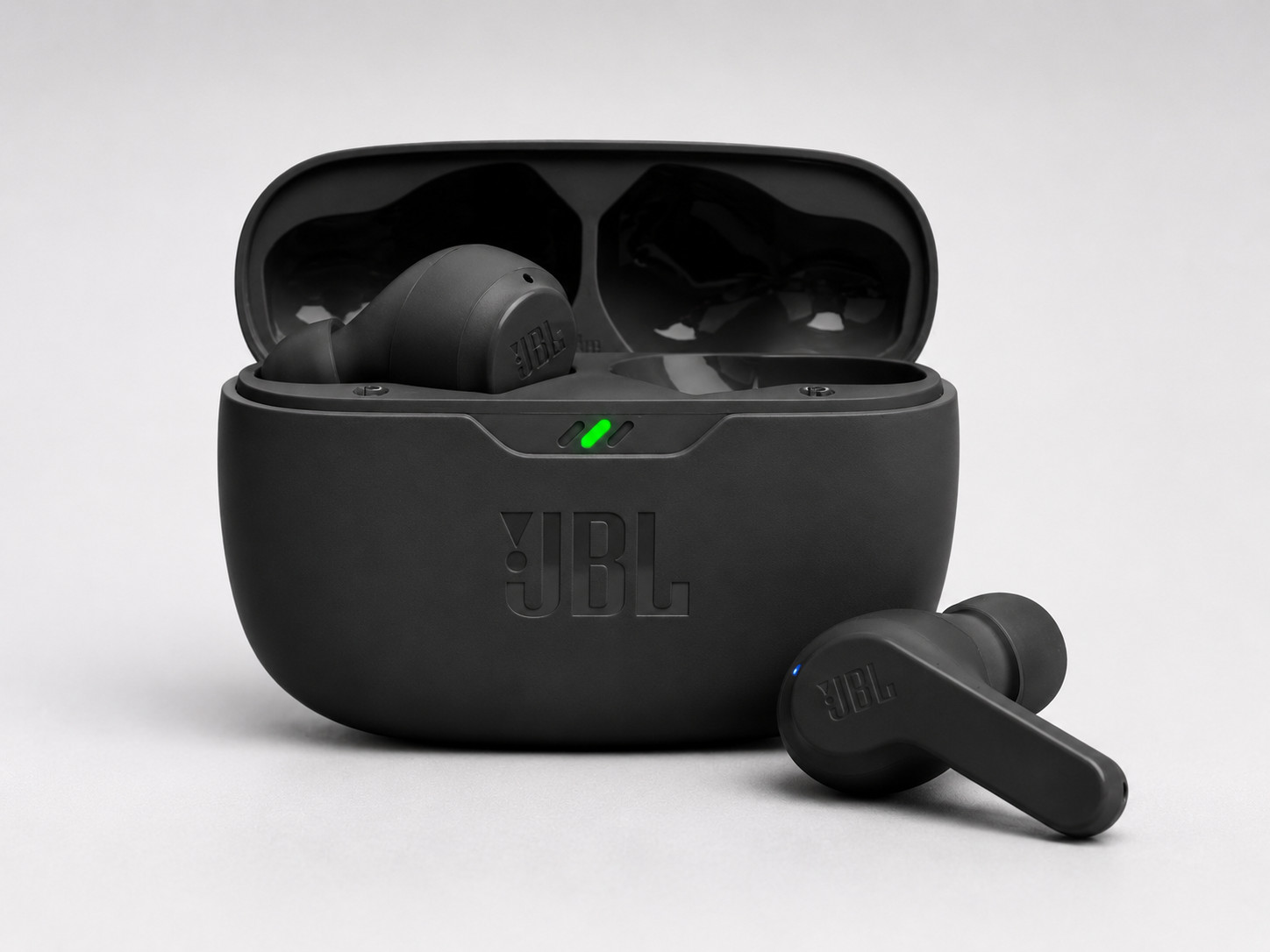 JBL Vibe Beam True Wireless Bluetooth In-Ear Headphones Headset Deep Base Black