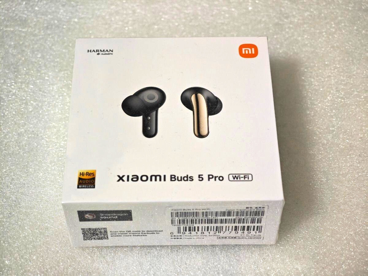 Xiaomi Buds 5 Pro Black Earphones Wi-Fi Noise Canceling